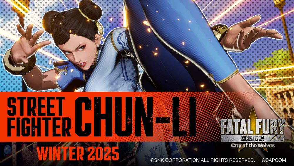 ¡Chun-Li de Street Fighter reclama FATAL FURY: City of the Wolves este invierno! ¡Mira el tráiler del personaje hoy!